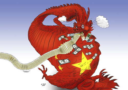 Cartoon: Chinesische Blase (medium) by Ago tagged china,asien,boerse,kurse,kurssturz,waehrung,abwertung,verluste,krise,wirtschaftskrise,ansteckung,europa,usa,nervositaet,maerkte,ueberhitzung,blase,spekulation,wachstum,geld,aktien,aktienkurse,einbruch,shanghai,hongkong,schulden,auf,pump,dollar,euro,yuan,senkung,leitzins,banken,wirtschaft,marktwirtschaft,konjunktur,drache,symbol,karikatur,cartoon,china,asien,boerse,kurse,kurssturz,waehrung,abwertung,verluste,krise,wirtschaftskrise,ansteckung,europa,usa,nervositaet,maerkte,ueberhitzung,blase,spekulation,wachstum,geld,aktien,aktienkurse,einbruch,shanghai,hongkong,schulden,auf,pump,dollar,euro,yuan,senkung,leitzins,banken,wirtschaft,marktwirtschaft,konjunktur,drache,symbol,karikatur,cartoon