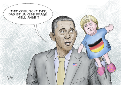 Obama Merkel TTIP