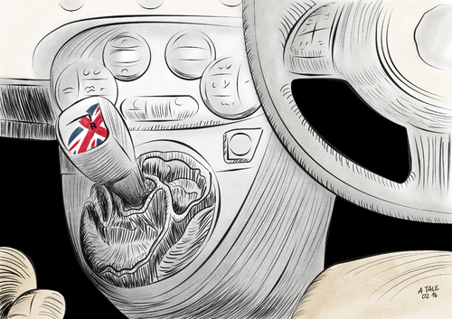 Cartoon: Sondermodell Großbritannien (medium) by Ago tagged eu,gipfel,brexit,england,grossbritannien,premier,david,cameron,deal,vereinbarung,sonderstatus,austritt,europa,volksabstimmung,rueckschritt,vergangenheit,rueckwaerts,extrawurst,anders,linksverkehr,gangschaltung,nur,rueckwaertsgang,politik,karikatur,cartoon,eu,gipfel,brexit,england,grossbritannien,premier,david,cameron,deal,vereinbarung,sonderstatus,austritt,europa,volksabstimmung,rueckschritt,vergangenheit,rueckwaerts,extrawurst,anders,linksverkehr,gangschaltung,nur,rueckwaertsgang,politik,karikatur,cartoon