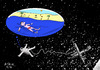 Cartoon: Relax (small) by Ago tagged weltraum tagtraum sonne strand relax entspannung träumen space escape holiday schwimmen mann toter floating back