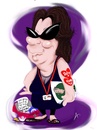 Cartoon: Heather J (small) by Andyp57 tagged caricature,ipad
