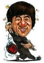Cartoon: Caricature of Jackie Chan (small) by jit tagged caricature jackie chan drunken master 