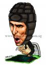 Cartoon: Caricature of Petr Cech (small) by jit tagged caricature of petr cech