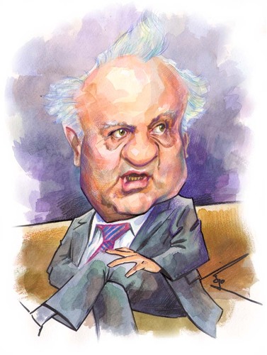 Cartoon: Eduard Shevardnadze (medium) by besikdug tagged eduard,shevardnadze,caricature,besikdug,georgia,politic