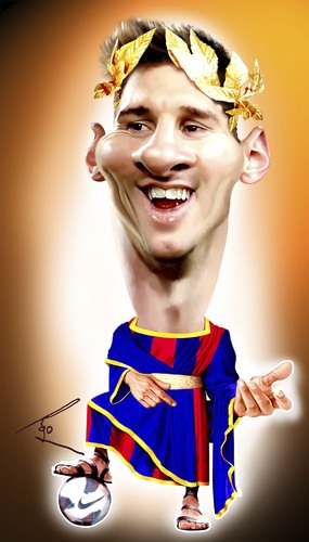 Cartoon: Messi (medium) by besikdug tagged messi,caricature,besikdug,georgia,best,artist,besik,dugashvili
