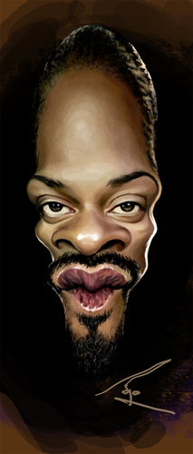 Cartoon: Snoop Dogg (medium) by besikdug tagged snoop,dogg,cartoon,caricature,besikdug,besik,dugashvili,georgia