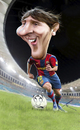 Cartoon: Lionel Messi (small) by besikdug tagged lionel,messi,besikdug,georgia,karikature,argentine,fc,barcelona