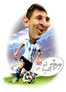 Cartoon: Lionel Messi (small) by besikdug tagged lionel messi barcelona besikdug footballargentina