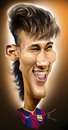 Cartoon: neymar (small) by besikdug tagged neymar,besikdug,besik,dugashvili,soccer,caricature,best