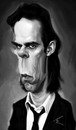 Cartoon: Nick Cave (small) by besikdug tagged nick,cave,besik,dugashvili,besikdug,caricature,cartoon