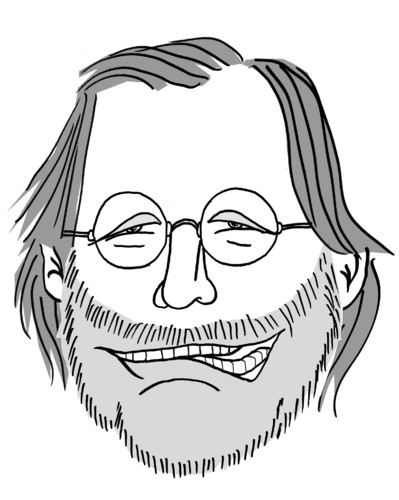 Cartoon: Harald Schmidt (medium) by Eliasbeth Hauck tagged harald,schmidt,karikatur