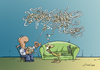 Cartoon: Psychiatrist (small) by Alex Skibelsky tagged psychiatrist,thoughts,ball,patient,mentally,thinking,counseling,session,psychology,psychiatry,nerve
