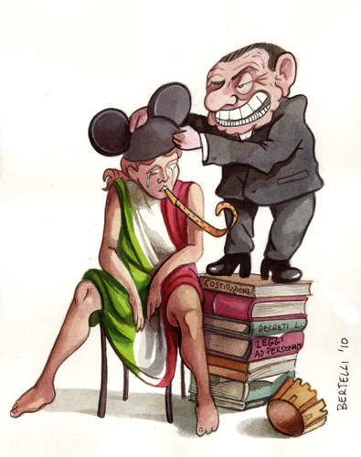 Cartoon: Italyland (medium) by matteo bertelli tagged berlusconi,bertelli,italy,silvio berlusconi,italien,karikatur,karikaturen,silvio,berlusconi