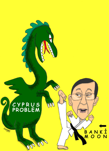 Cartoon: CYPRUS PROBLEM (medium) by serkan surek tagged surekcartoons