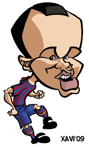 Cartoon: FC Barcelona 2010 Iniesta (medium) by Xavi dibuixant tagged iniesta,caricature,caricatura,fcb,barcelona,football,futbol,fc barcelona 2010,fußball,sport,sportler,fußballer,karikatur,karikaturen,iniesta,fc,barcelona,2010,fc barcelona