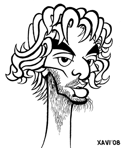 Cartoon: Pau Gasol (medium) by Xavi dibuixant tagged caricature,lakers,basketball,beijing,games,olympic,gasol,pau,pau gasol,basketballspieler,basketball,spanien,center,forward,olympia,beijing,china,olympiade,olympische spiele,peking,silber,sport,los angeles lakers,weltmeister,pau,gasol,olympische,spiele,los,angeles,lakers