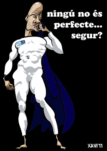Cartoon: Perfect Guardiola (medium) by Xavi dibuixant tagged guardiola,caricature,cartoon,caricatura,barcelona,fcb,fc,football,futbol,liga,spain