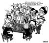 Cartoon: G20 a beggars band (small) by Xavi dibuixant tagged g20 summit obama zapatero merkel sarkozy brown medvedev berlusconi hu jintao taro aso