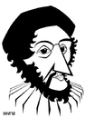 Cartoon: Guy de Chauriac (small) by Xavi dibuixant tagged guy,de,chauriac,medicine,doctor,history,caricature,cartoon