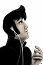 Cartoon: Apple is pop. Elvis is the King. (small) by cesar mascarenhas tagged elvis king ipod touch hair