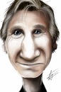 Cartoon: Liam Neeson (small) by cesar mascarenhas tagged liam,neeson,caricature,ipod,touch,sketchbook,mobile,fingerpaint