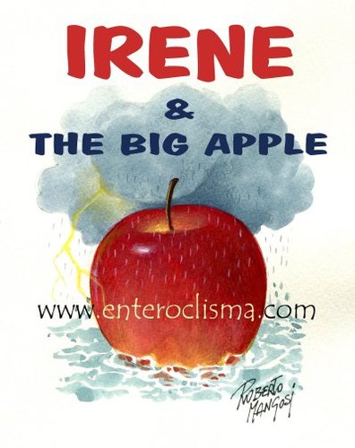 Cartoon: IRENE (medium) by Roberto Mangosi tagged hurricane,irene,newyork