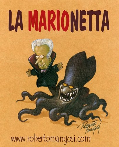 Cartoon: ITALIAN PUPPET (medium) by Roberto Mangosi tagged monti,crisis,crisi,italy,italia,chiesa