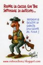 Cartoon: The right place for a gun (small) by Roberto Mangosi tagged hunting,sport