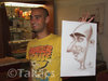 Cartoon: Live caricature (small) by takacs tagged caricature