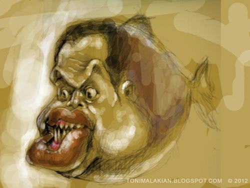 Cartoon: Sutan Batoegana (medium) by Toni Malakian tagged politician,politikius,demokrat,sby,caricature,karikatur,politik,sutan,batoegana