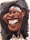 Cartoon: Mandela Acrylic (small) by Amauri Alves tagged acrylic,politic