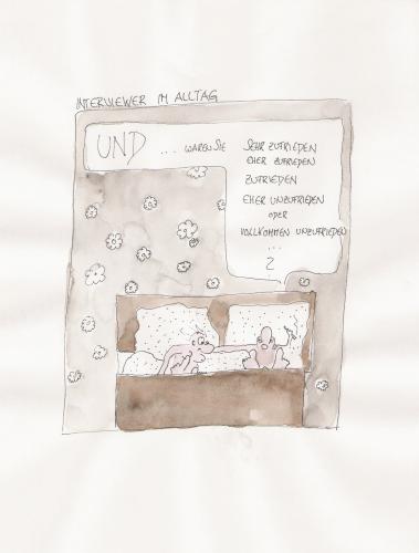 Cartoon: und...wie war ich? (medium) by kika tagged liebe,alltag,beruf,