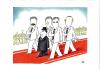 Cartoon: Important arrival (small) by ciosuconstantin tagged visit