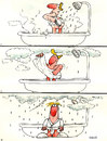 Cartoon: Occasional showers (small) by Raed Al-Rawi tagged shower
