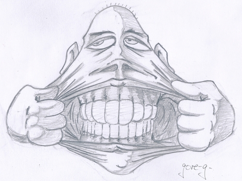 Cartoon: Lächeln die Regierung steht! (medium) by gore-g tagged lächeln,koalition,regierung,koalitionsvertrag