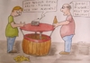 Cartoon: Herrentag (small) by gore-g tagged bier,alkohol,alkoholmißbrauch