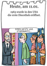 Cartoon: 11. januar (small) by chronicartoons tagged discothek,pfadfinder,indianer,türsteher,scouts,cartoon