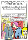 Cartoon: 11. Oktober (small) by chronicartoons tagged reich,ranicki,gottschalk,fernsehpreis,cartoon