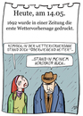 Cartoon: 14. Mai (small) by chronicartoons tagged wettervorhersage,horoskop,wetter,regen,cartoon