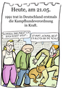 Cartoon: 21. Mai (small) by chronicartoons tagged kampfhund,kläffer,köter,töle,wauzi