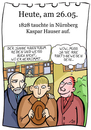 Cartoon: 26. Mai (small) by chronicartoons tagged kaspar,hauser,findelkind,cartoon