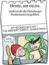 Cartoon: 2. Januar (small) by chronicartoons tagged sams,flensburger,punktekartei,wunschpunkte,verkehrspolizist,cartoon