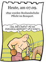 Cartoon: 7. September (small) by chronicartoons tagged boxen boxkampf boxhandschuhe boxer cartoon