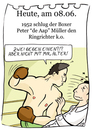 Cartoon: 8. Jun (small) by chronicartoons tagged boxen,boxkampf,aap,ringrichter,ko,cartoon