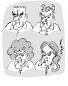 Cartoon: Haarprobleme (small) by 2001 tagged schröder,hair,