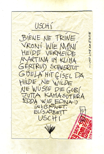 Cartoon: USCHI (medium) by zenundsenf tagged uschi,zenf,zensenf,zenundsenf,walter,andi