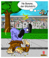 Cartoon: bonone (small) by zenundsenf tagged glück unglück berlin wall cold war mauer nva banane banana dirk berrens zenf zensenf zenundsenf walter andi