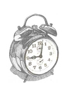 Cartoon: clock frog - uhrfrosch (small) by zenundsenf tagged frosch uhr frog clock zenf zensenf zenundsenf walter andi
