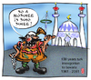 Cartoon: scho schee (small) by zenundsenf tagged immigration mosque moschee türken turks bavaria bayern scho schee schön zenf zensenf zenundsenf walter andi