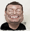 Cartoon: Ricky Gervais (small) by Darrell tagged ricky,gervais
